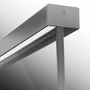 Glass balustrade lighting