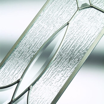 Modern glass style for composite doors