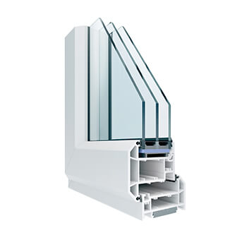 Rehau uPVC window profile